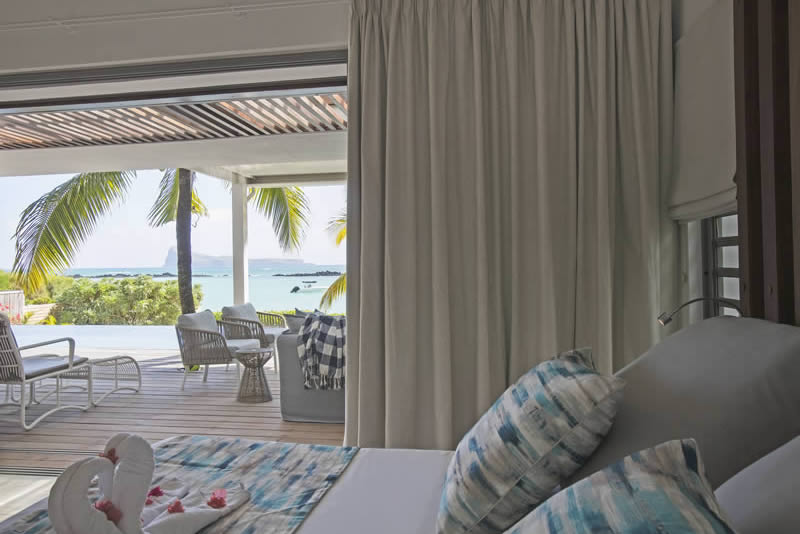 Master bedroom and view Master bedroom and view